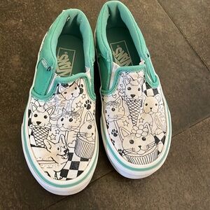 (50% off bundles!) girls vans canvas 12